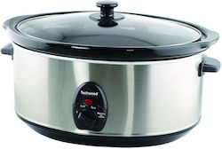 Techwood Slow Cooker 280W cu Memorie Internă 4.5lt Argintiu