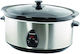 Techwood Slow Cooker 280W με Χωρητικότητα 4.5lt Ασημί