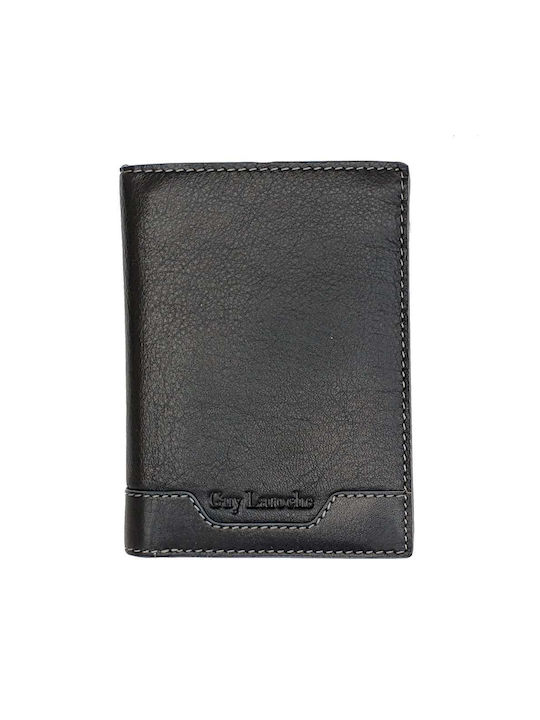 Guy Laroche 37803 Men's Leather Wallet with RFID Black