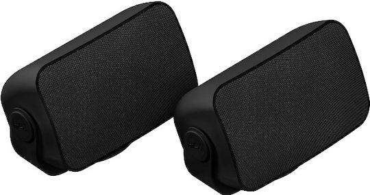 Sonos Outdoor Παθητικά Επιτοίχια Ηχεία (Ζεύγος) 19.1x19.9x32.92εκ. Μαύρα