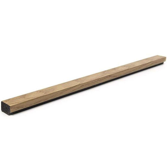3D Πάνελ Τοίχου Αφρώδες Βιδωτό / με Κόλλα Nat.Oak/Black Καφέ