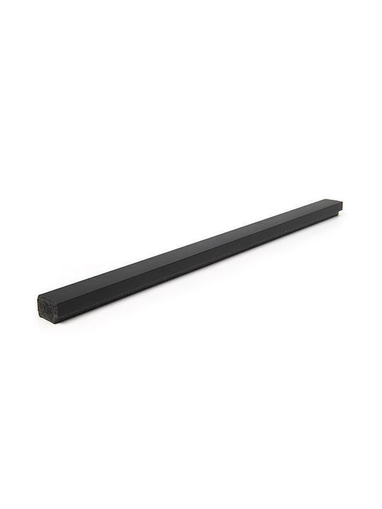 3D Πάνελ Τοίχου Αφρώδες Βιδωτό / με Κόλλα Black Μαύρο