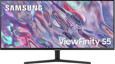 Samsung ViewFinity S5 S50GC Ultrawide VA HDR Monitor 34" QHD 3440x1440 με Χρόνο Απόκρισης 5ms GTG