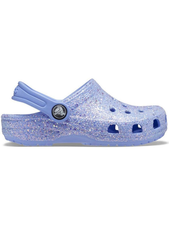 Crocs Classic Glitter Încălțăminte pentru Plajă pentru Copii Violet