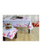 Iliadis Christmas Tablecloth Square Red L140xW140cm.