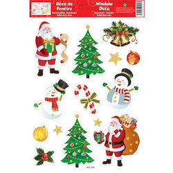 WINDOW CHRISTMAS STICKERS 20X30CM W30548