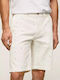 Herrenshorts Jeans Weiß