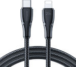 Joyroom S-CL020A11 Geflochten USB-C zu Lightning Kabel 20W Schwarz 3m