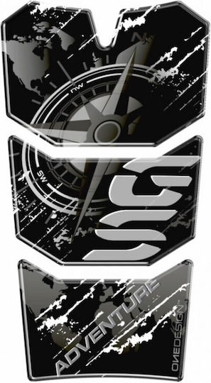 One Design Adhesive Tank Protection for BMW R 1200 GS Advenure Black