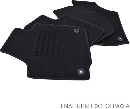 Rigum Set of Front and Rear Mats 4pcs for Volvo S40 (II) Black