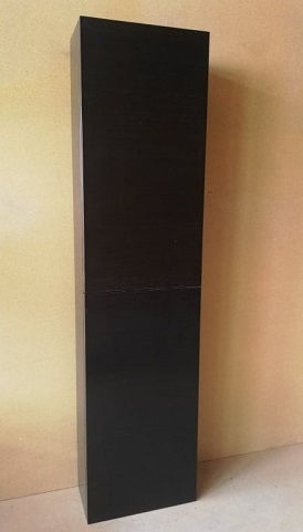 Latrinalia Floor Bathroom Column Cabinet L120xD30xH16cm Black