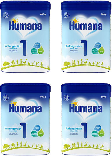Humana Optimum 1 4buc pentru 6m++ Luni 800gr