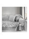 Guy Laroche Duomo Ριχτάρι Πολυθρόνας Δύο 'Οψεων Chenille 180x150εκ. Grey