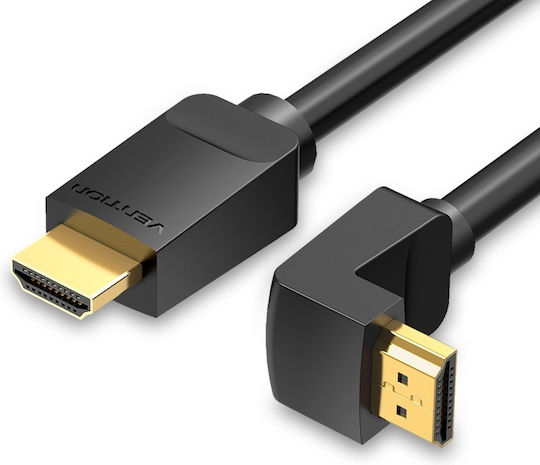 Vention HDMI 2.0 Premium High Speed 4K 60Hz HDR Angle (90°) HDMI Cable HDMI Male - HDMI Male 2m Black