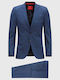 Arti/Hesten Men's Winter Suit Slim Fit Ocean Blue