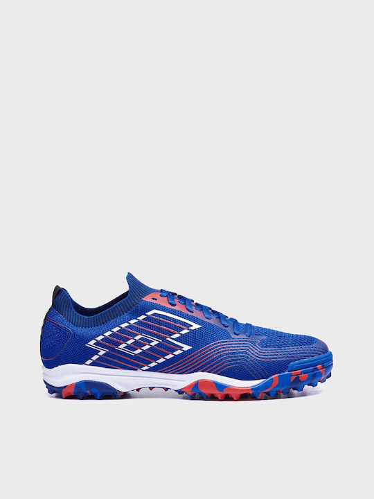 Lotto Tacto 250 TF Low Football Shoes with Molded Cleats Blue