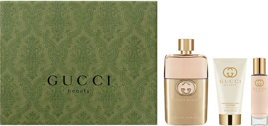 Gucci Guilty Γυναικείο Σετ με Eau de Parfum και Mini Άρωμα 3τμχ