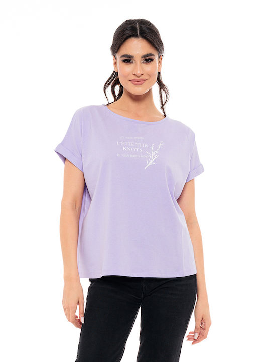 Splendid Women's T-shirt Lilacc
