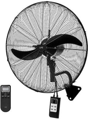 Life Commercial Round Fan with Remote Control 210W 65cm with Remote Control 221-0346