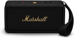 Marshall Middleton Waterproof Bluetooth Speaker 60W with Battery Life up to 20 hours Black and Brass