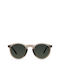 Meller Kubu Sunglasses with Camel Olive Plastic Frame and Green Polarized Lens