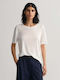 Gant Damen T-Shirt Weiß