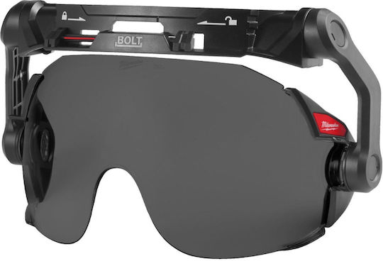 Milwaukee Bolt Compact Safety Glasses for Protection with Gray Lenses 1pcs