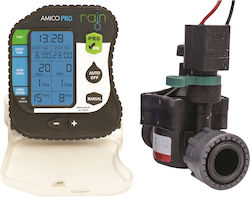 Rain Amico Pro Kit Battery Irrigation Programmer with Electrovane Rain Amico Pro Kit Battery Irrigation Programmer with Electrovane