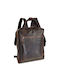 The Chesterfield Brand Men's Leather Backpack Brown 17.5lt