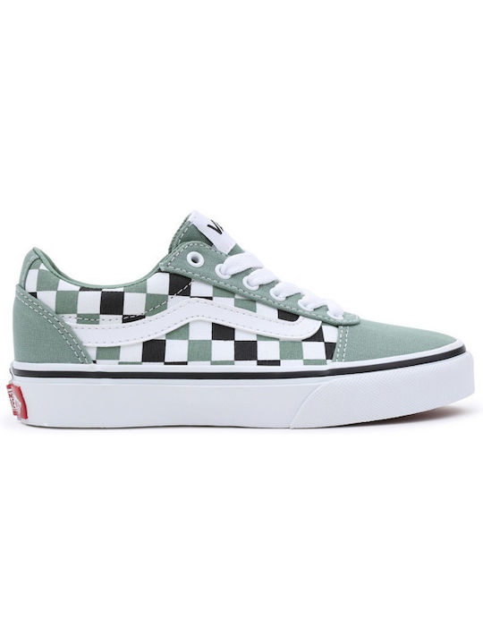 Vans Παιδικά Sneakers Ward Green Checkered Πράσινα