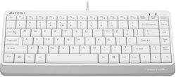 A4Tech Fstyler FK11 Πληκτρολόγιο Αγγλικό US Λευκό