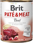 Brit Paté & Meat Umedă pentru Câini Câine cu Vițel fără Cereale în Conservă 1 x 800gr.