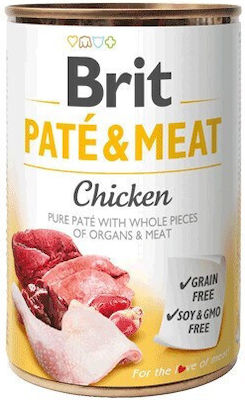 Brit Paté & Meat Nassfutter mit Huhn 1 x 400g