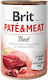 Brit Paté & Meat Υγρή Τροφή Σκύλων σε Κονσέρβα με Βοδινό χωρίς Σιτηρά & Γλουτένη 400gr