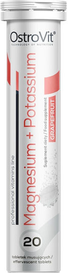 OstroVit Magnesium & Potassium 460мг 20 бр Grapefruit