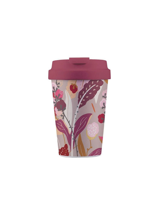 Chic Mic Wild Flowers Bamboo Cup Multicolour 350ml