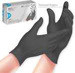 Biosoft Nitrile Examination Gloves Powder Free Black 1000pcs