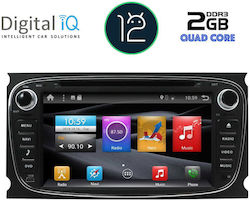 Digital IQ Car-Audiosystem für Citroen BX Audi A7 Ford Transit / C-Max / Transit Custom / Tourneo Custom / Schwerpunkt / Mondeo / S-Max 2008-2011 (Bluetooth/USB/AUX/WiFi/GPS) mit Touchscreen 7"