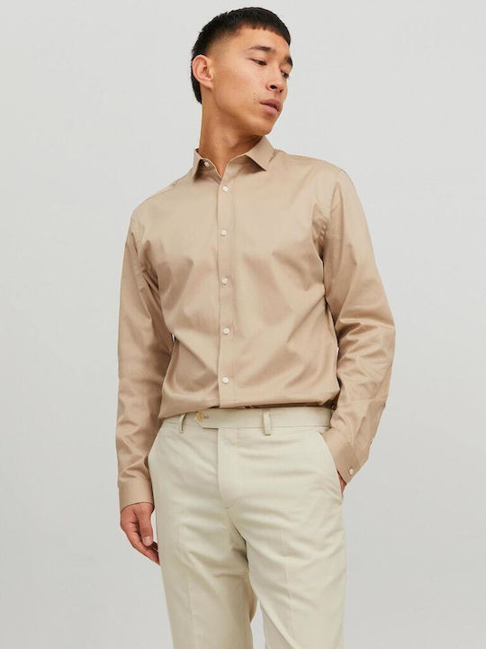 Long-sleeved Cotton Shirt White Pepper