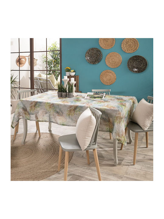 Teoran Cotton & Polyester Tablecloth Multicolour 135x220cm