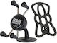 RAM Mount Βάση Κινητού Αυτοκινήτου X-Grip με Ρυθμιζόμενα Άγκιστρα Μαύρη