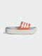 Adidas Women's Platform Slides Cloud White / Semi Coral