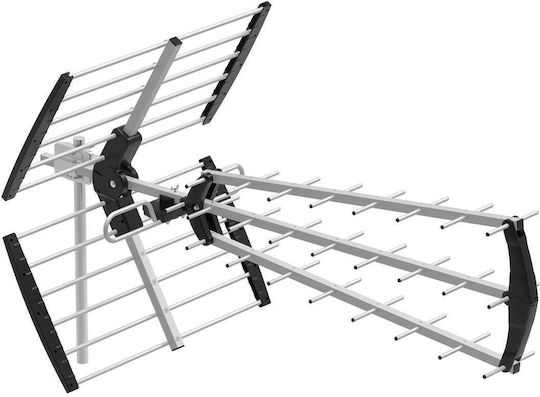 Axred 5-12010 Outdoor TV Antenna (Does not Require Power Supply) 2000+ LTE Silver