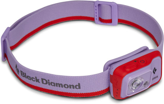 Black Diamond Wiederaufladbar Stirnlampe LED IP67 mit maximaler Helligkeit 350lm Cosmo 350-R Weiß