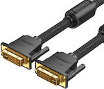 Vention Cable DVI-D male - DVI-D male 1.5m Μαύρο (EAEBG)