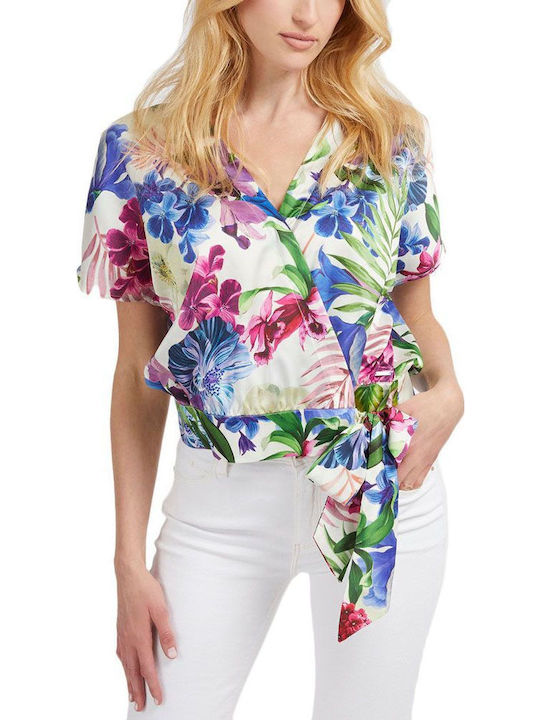 Guess W3GH81WD8G2 Blouse Multicolour
