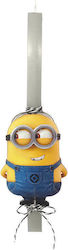 Minions Easter Candle in Grey Cherry, 1 pc.