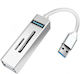 Andowl Q-HU803 Hub 3 Porturi USB 3.0 cu Conecta...