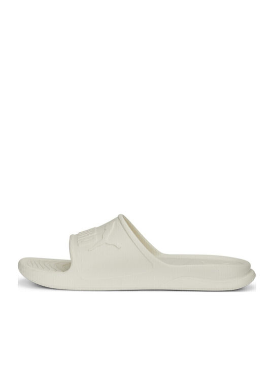 PUMA Popcat Ανδρικά Slides Λευκά