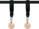 X-FIT Wooden Cannon Ball Grip Fitness Equipment Accessories 2pcs